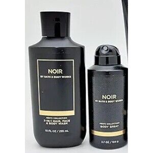 Noir 3-in-1 Hair, Face & Body Wash and spray new Bath and Body Works